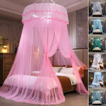 rideau lit enfant unisexe polyester coton rose vert blanc bleu violet translucide franges décoratives
