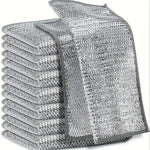 chiffon nettoyage microfibre lingette gris maille fine éponge intégrée respectueux environnement utilitaire