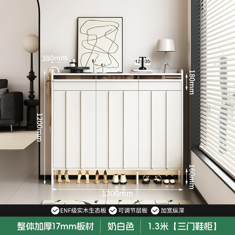 meuble entrée moderne noir panneaux verticaux lisses rangement tabouret coussin plaques mesure