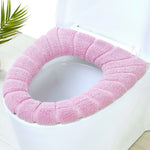 coussins abattants toilettes texturés bleu clair gris beige rose vert menthe opalescents élastiques