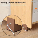 pieds meubles marron noir vis plastique moderne fixation antidérapants rechargeables