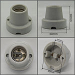 supports lampe céramique moderne blanc noir crème eyelets fixes haute temperature