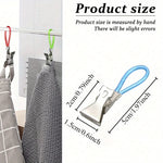 clips linge couleur moderne utilitaire tissu varié serviettes suspendre crochet métal brillant