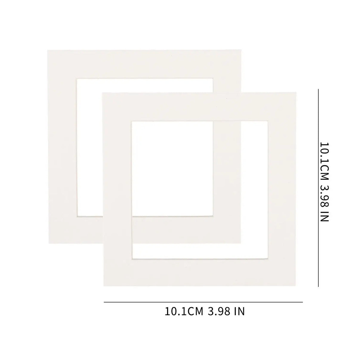 passe partout rectangulaire blanc papier cadre photo décoration intérieure œuvre d'art classique