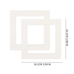 passe partout rectangulaire blanc papier cadre photo décoration intérieure œuvre d'art classique
