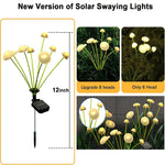 lampe solaire extérieure champignon vert blanc moderne decoration patio jardin led autoinstallation ip65 abs