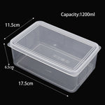boîtes conservation alimentaire transparentes 300ml 600ml 1200ml couvercle moderne fraicheur fruits légumes viande étanches