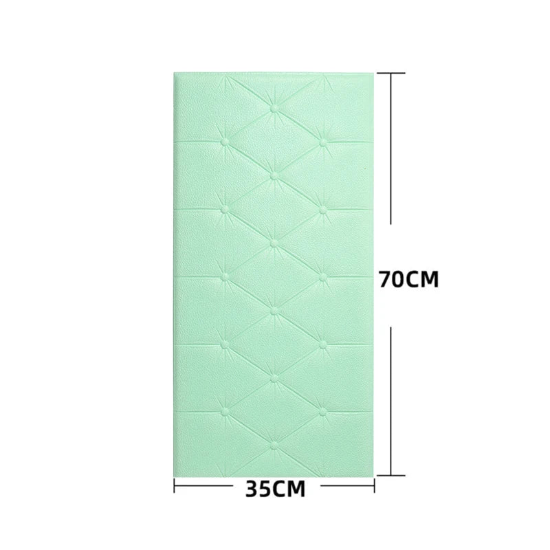 panneau tête lit moderne adhésif blanc rose clair bleu clair tufté diamant anti moissure