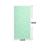 panneau tête lit moderne adhésif blanc rose clair bleu clair tufté diamant anti moissure