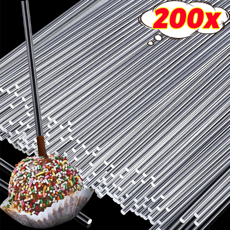 piquet transparent rayé moderne sucre gâteau décoration noël mariage fêtes piquets acrylique polyvalents plantes