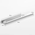 porte serviettes mural noir minimaliste auto adhésif acier inoxydable salle bain cuisine