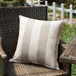 housse coussin extérieur imperméable rayures moderne canapé jardin fauteuil décoration polyester couleur unie