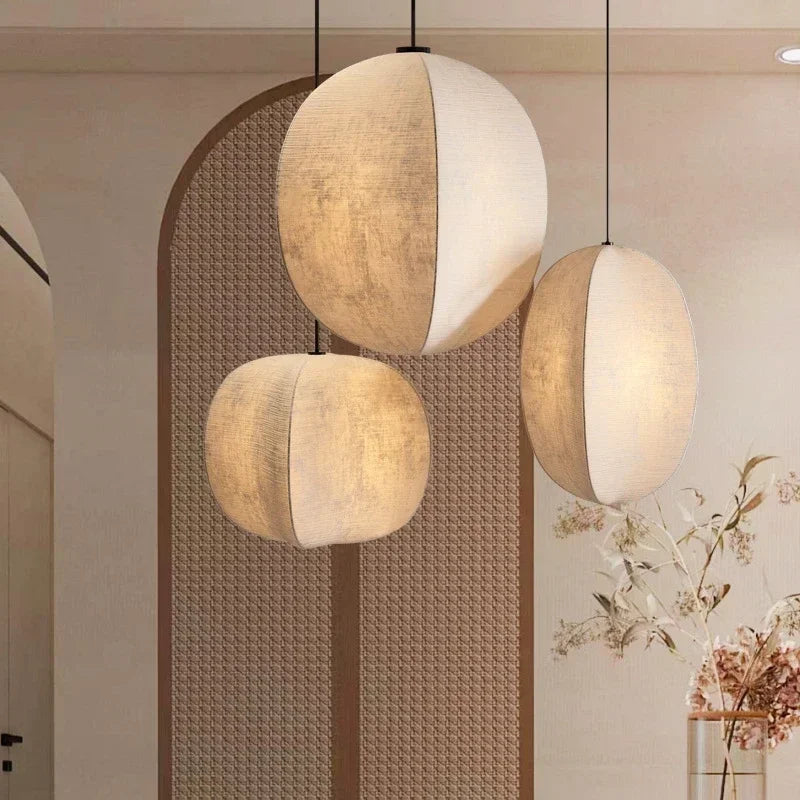 Suspension lumineuse moderne minimaliste métal blanc chaîne électrique 3000K 4200K 6500K