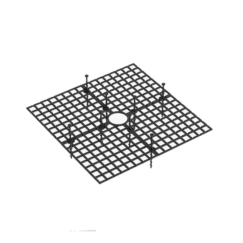 grille support plantes moderne noir marron clair 19cm 30cm 52cm rayonnant
