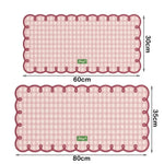 tapis moderne carreaux beige rose bleu adhésif 30x60cm 35x80cm opaquet décors