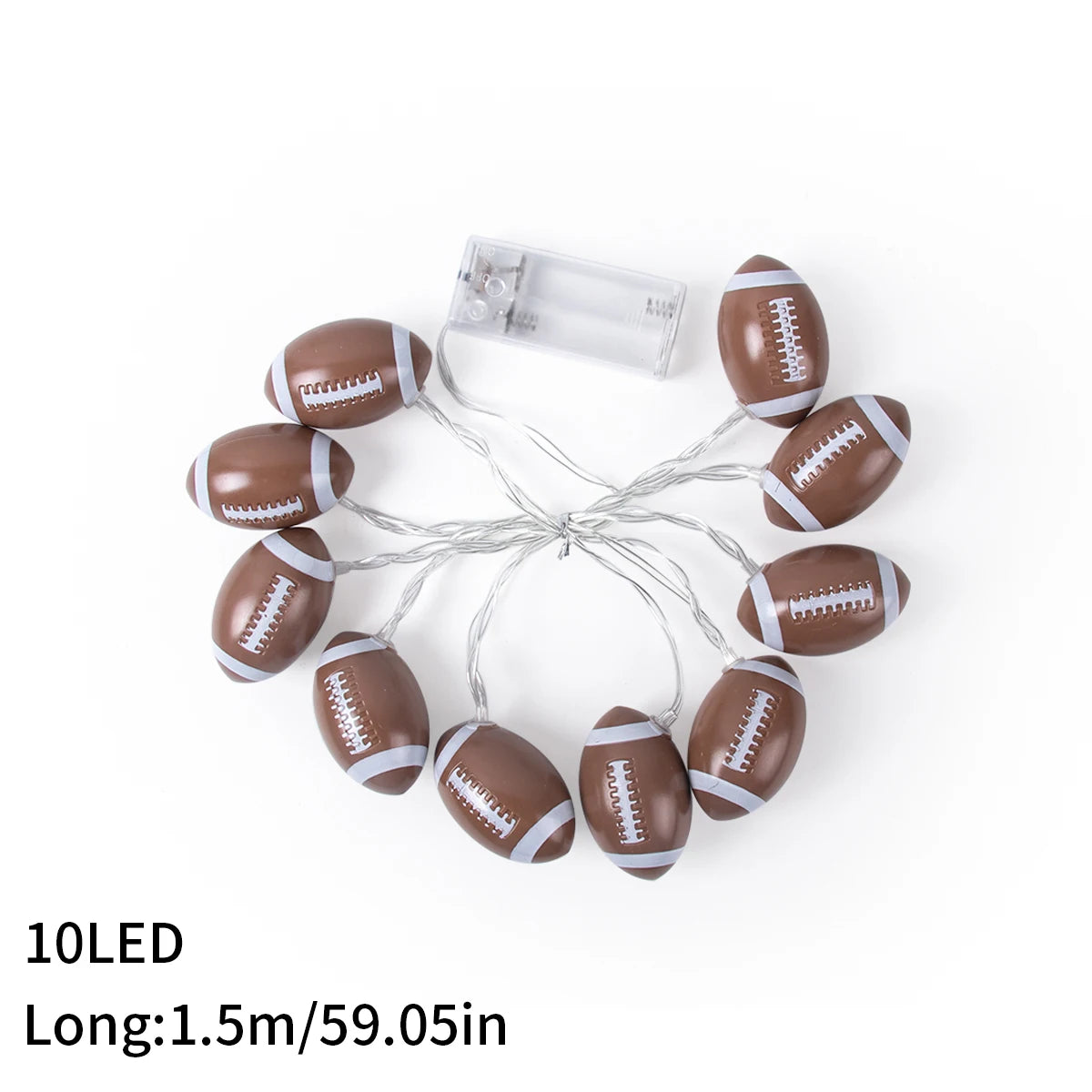 guirlande lumineuse sportive ballons football basketball leds festives chambre enfantsDecorationThèmeFeteAnniversaire