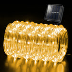 guirlande lumineuse solaire extérieure étanche led jardin terrasse décoration Noël arbre pelouse moderne transparente