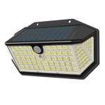 lampe solaire led noir moderne capteur mouvement ip65 étanche 226led