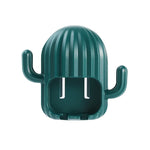 porte brosse dents gel dentifrice cactus moderne adhésif bleu vert rose blanc salle bain