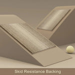 tapis texturé chenille crème taupe tapisserie bohème naturelle dimension 90x60 80x50 minimaliste