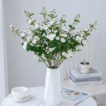 décoration intérieure bouquet fleurs artificielles gerbera modernes couleurs vases transparents mariage anniversaire