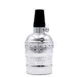 ampoule vis e27 or argent noir métal lisse vintage câble interrupteur led filament