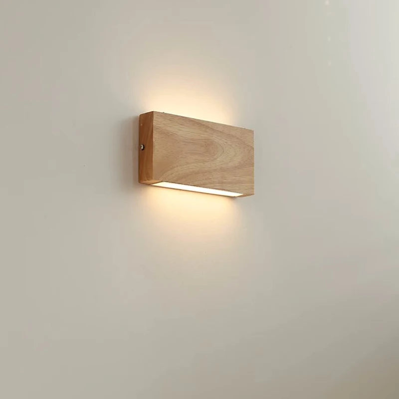 Applique installée dans une chambre à coucher moderne