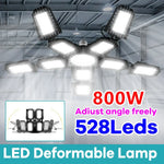 plafonniers led déformables industriels éclairage garage pliable panneaux articulés noir lumière