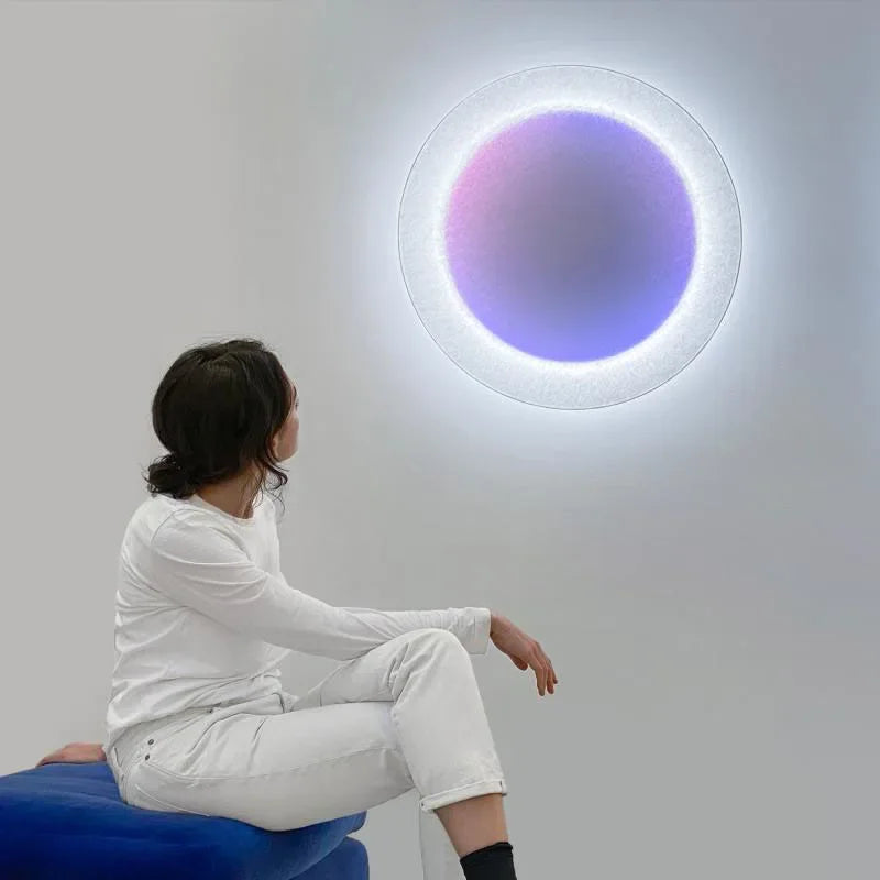 lampe murale led moderne couleur blanche bleue rose violet contemporaine fixée mur éclairage quotidien