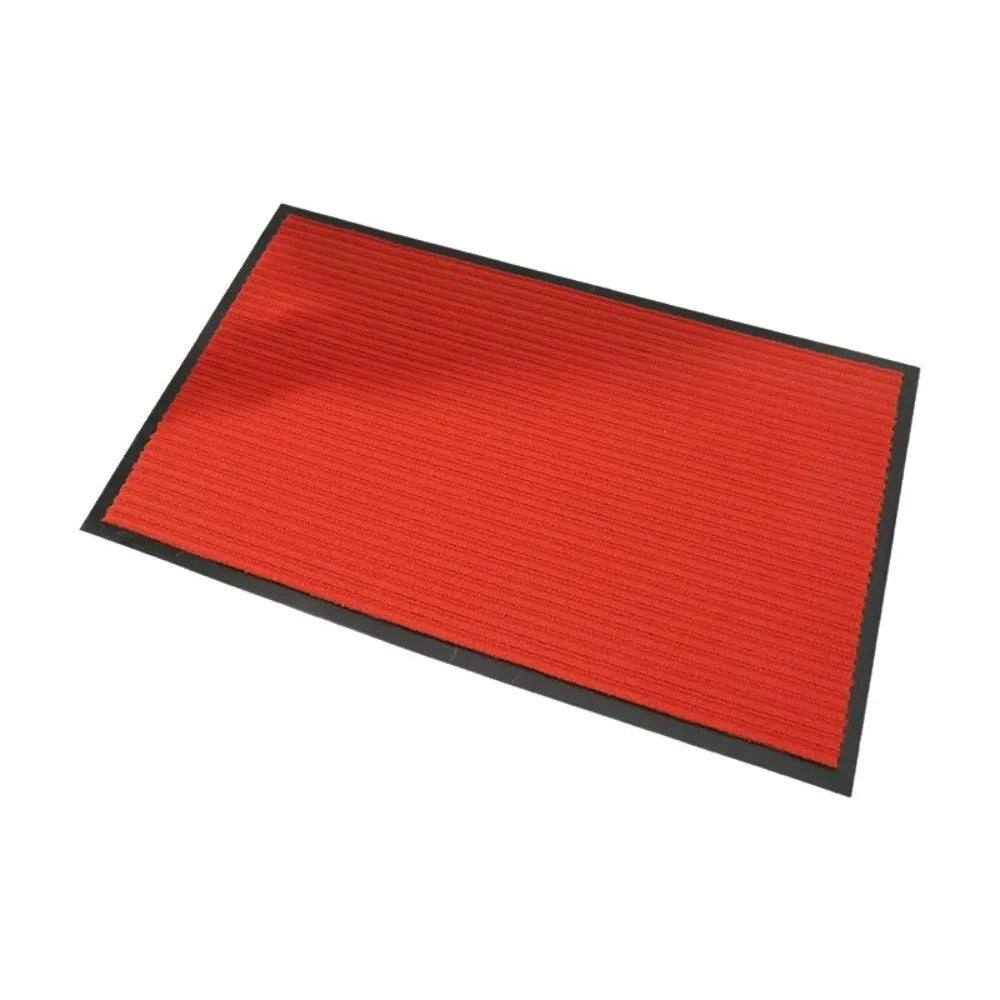 tapis sol antidérapant gris marron noir texturé stries verticales moderne minimaliste PVC non slip