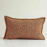 housse coussin rectangle polyester marron motif géométrique blanc contemporain décoration intérieure voiture