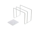 porte plaque cuisson porte serviette porte couvercle adhésif moderne minimaliste bois naturel noir
