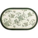 serviettes table florales blanc vert respectueuses environnement 20x12 pouces adhésives set table classique