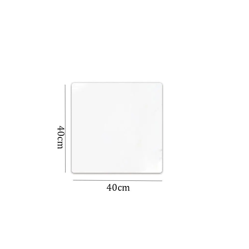 miroir blanc bleu moderne adhésif 40x40cm 30x30cm 20x20cmOpaque uni sans cadre decoration mur autocollant