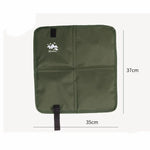 pochette camping tissu imperméable motif imprimé élastique noir pratique robuste
