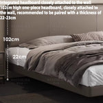 lit gris moderne matelas 180x200cm tête lit oreillers draps chambre coucher minimaliste