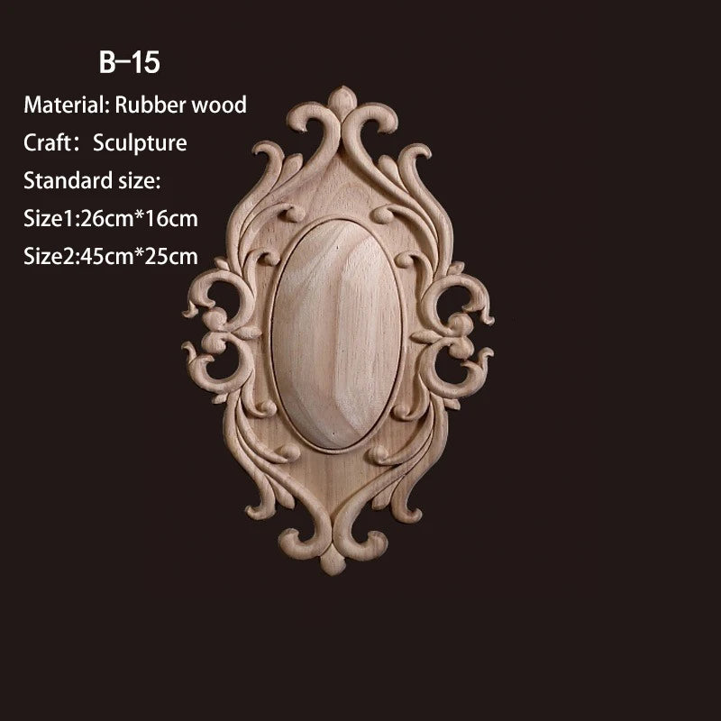 décoration murale bois sculpté floral classique baroque tableaux vintage