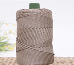 corde coton tressée 3mm fil tissé décoratif couture artisanat accessoires faits main