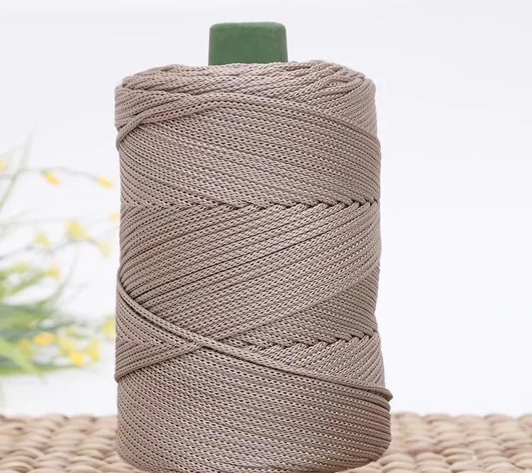 corde coton tressée 3mm fil tissé décoratif couture artisanat accessoires faits main