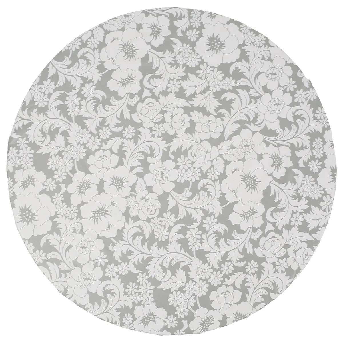 nappe table ronde imperméable pvc élastique bord marbre moderne blanc gris noir