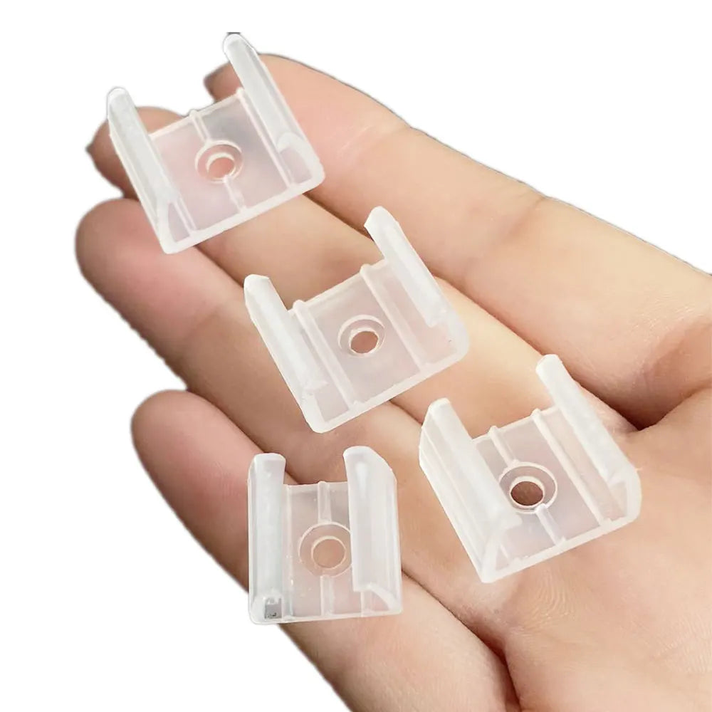 fixation clips vis mur ruban led blanc points lumineux moderne certification fcc rohs