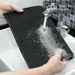 tapis bar antidérapant caoutchouc perforé moderne noir respectueux environnement 30cm 45cm 60cm