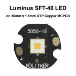 LED moderne blanc chaud 3000K CRI95 5050 16mm 20mm PCB cuivre DIY flashlight