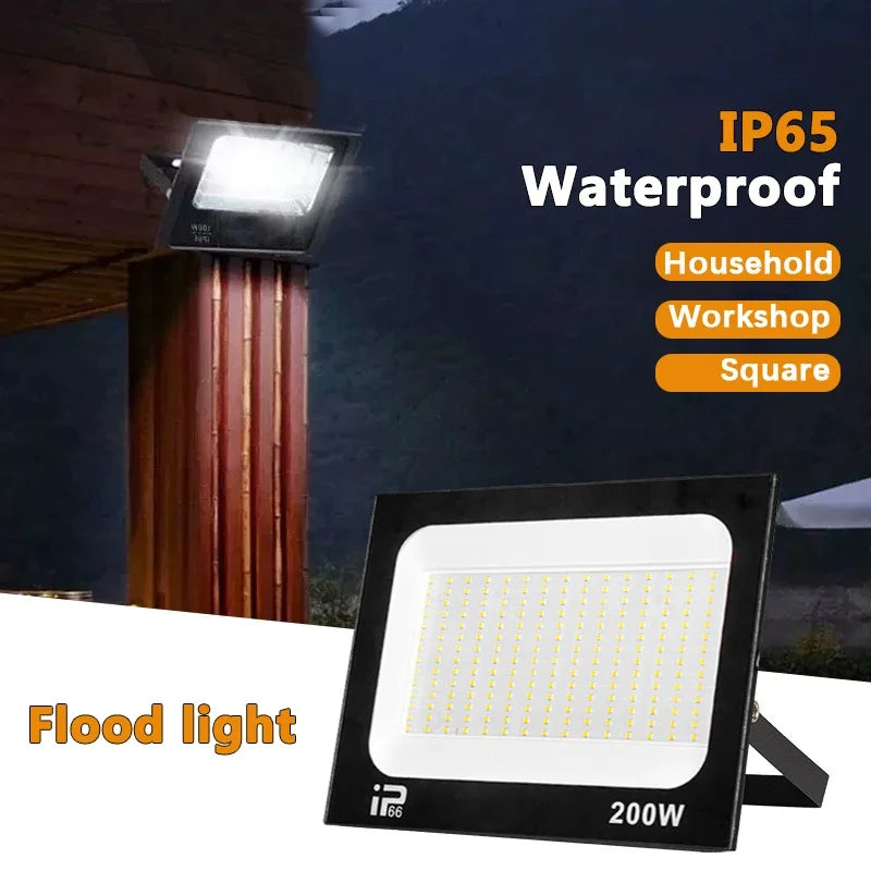projecteur led extérieur ip66 10w 20w 30w 50w 100w 150w 200w noir moderne