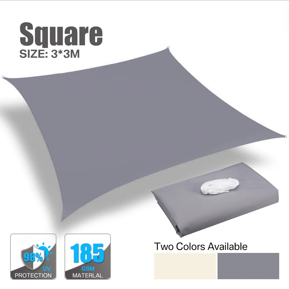 voile soleil gris tissé moderne protection uv 98% jardin extérieur imperméable