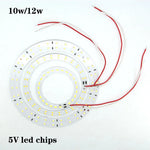 Anneaux lumineux led blanc moderne 10w 12w diamètre 112mm 156mm