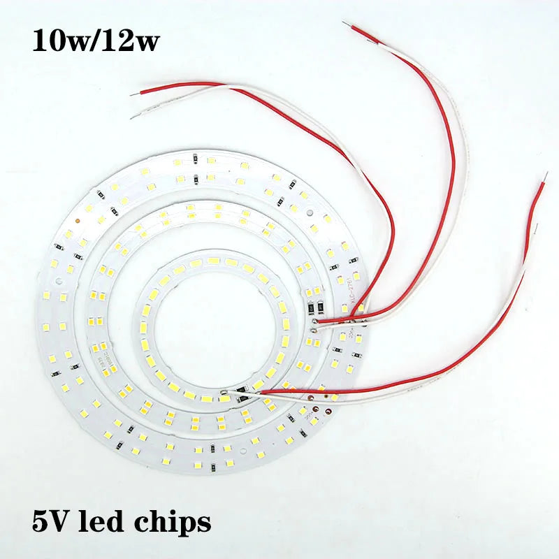 Anneaux lumineux led blanc moderne 10w 12w diamètre 112mm 156mm
