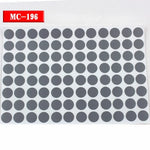 autocollants marron doré vis décoration tiroir meuble bois texture points circulaires résistants eau 96pcs