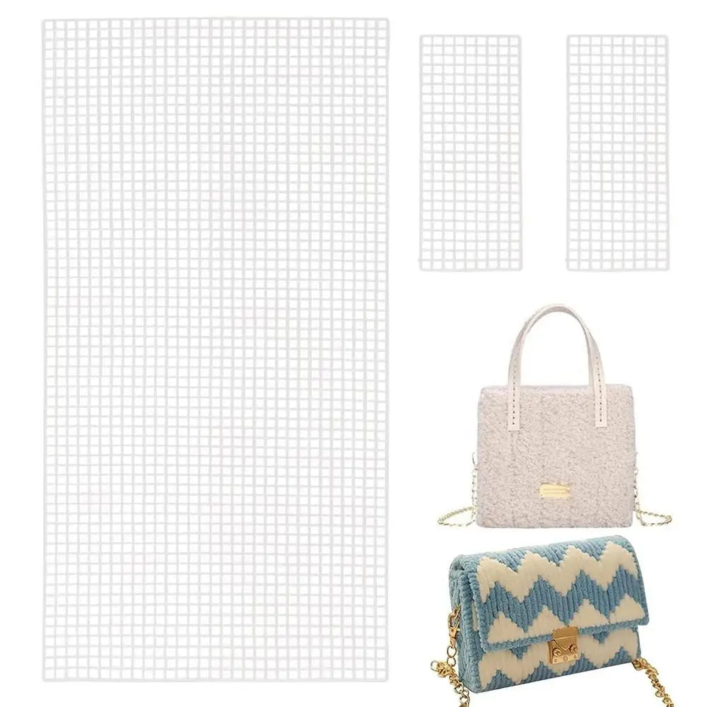 feuilles toile coudre blanc grille fine carrée adhésif précision artisanale trame 4mm 1mm