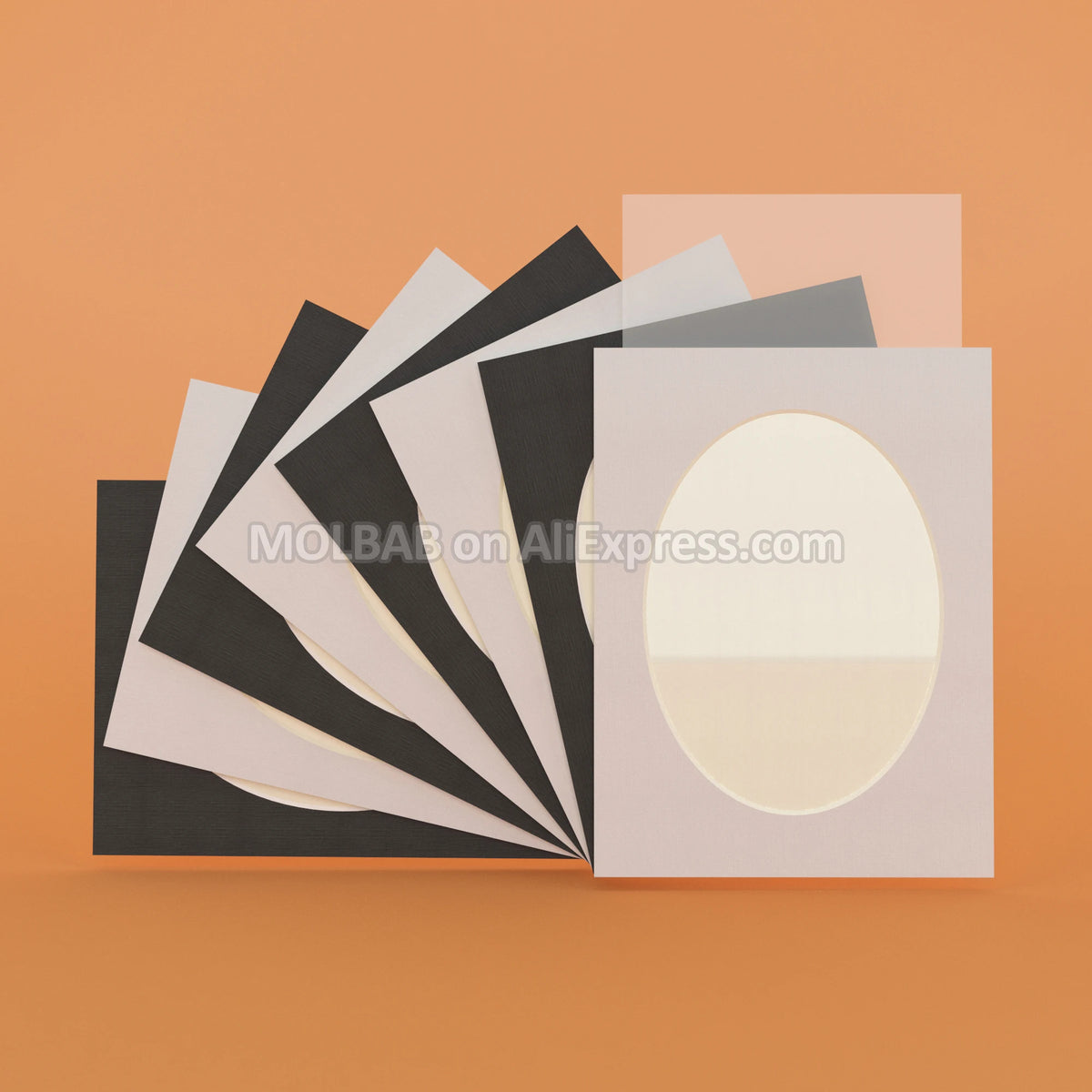 cadres photo carton rectangle ovale blanc noir protection transparent 5x3 6x4 7x5 inch